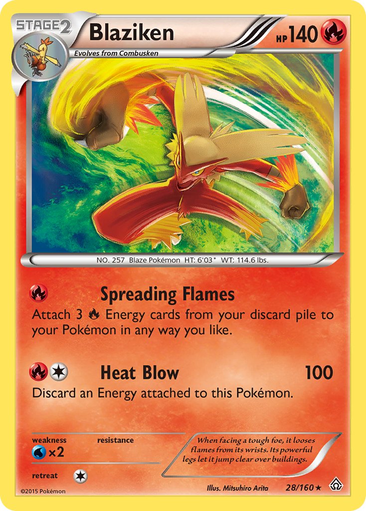 Blaziken - Primal Clash (Holo Rare) [PRC-28]