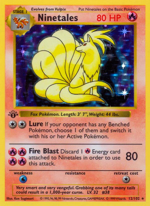 Ninetales - Base Set (Holo Rare) [BS-12]