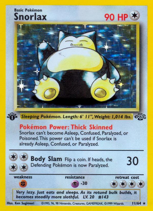 Snorlax - Jungle (Holo Rare) [JU-11]