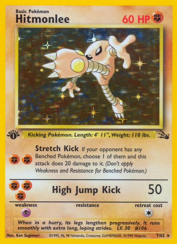 Hitmonlee - Fossil (Holo Rare) [FO-7]