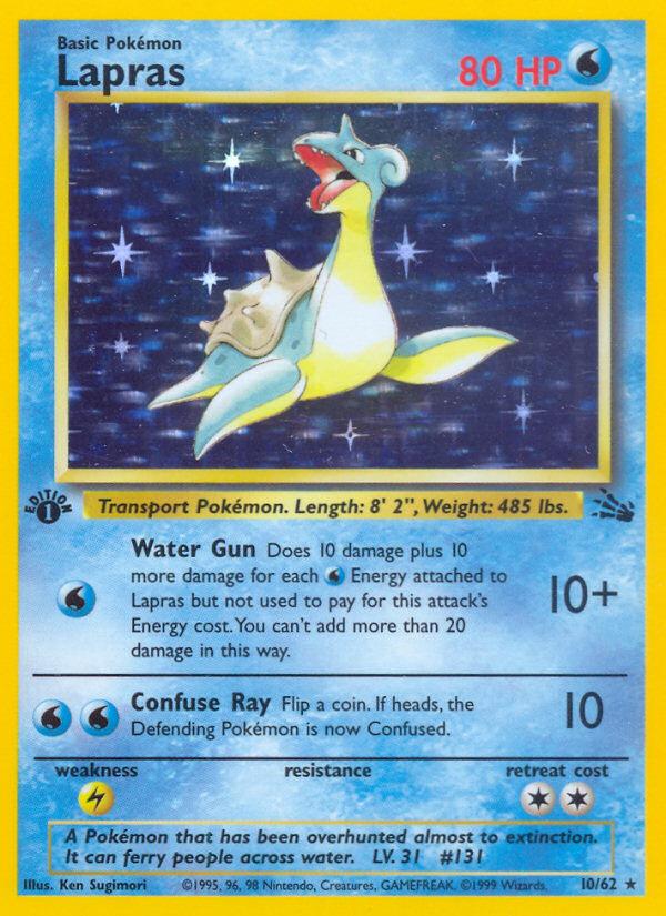 Lapras - Fossil (Holo Rare) [FO-10]