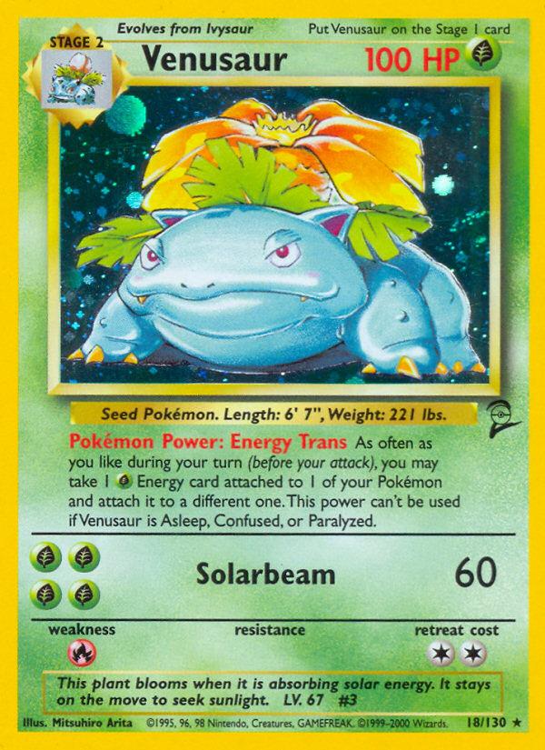 Venusaur - Base Set 2 (Holo Rare) [B2-18]