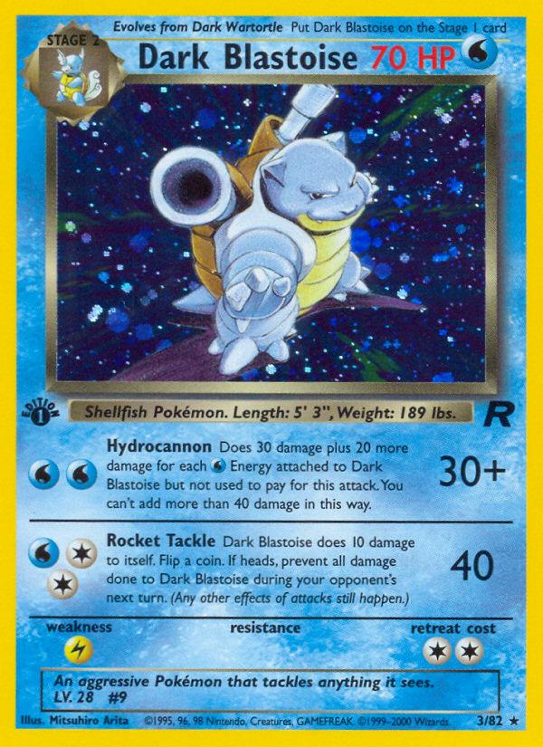 Dark Blastoise - Team Rocket (Holo Rare) [TR-3]