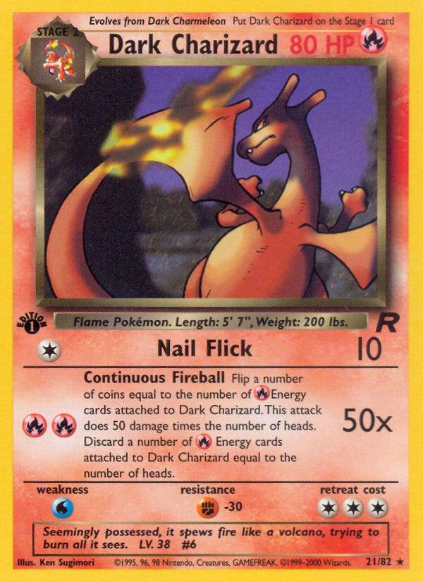 Dark Charizard - Team Rocket (Rare) [TR-21]