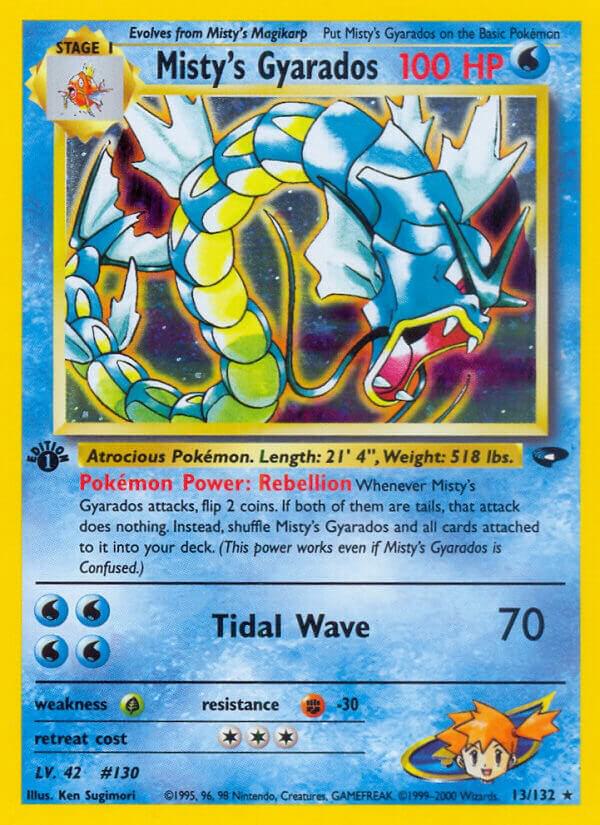 Misty's Gyarados - Gym Challenge (Holo Rare) [GC-13]
