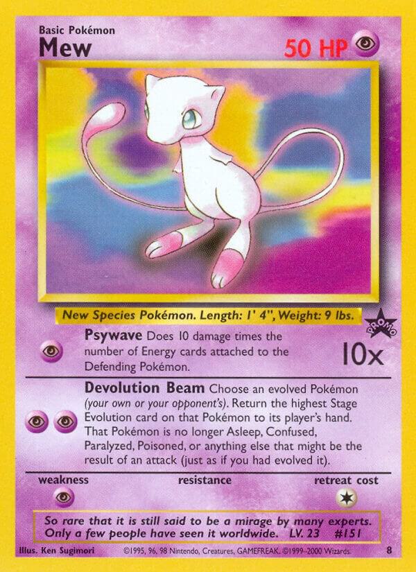 Mew - Wizards Black Star Promos (Promo) [WP-8]