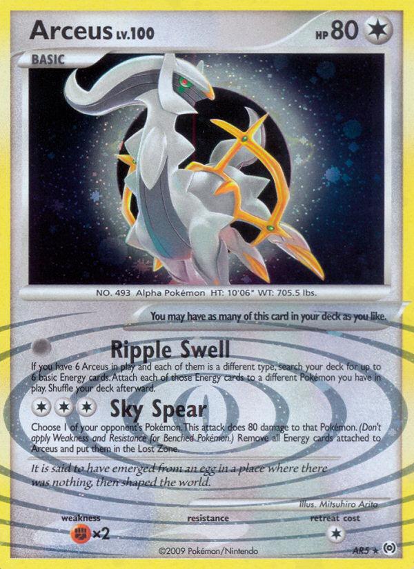 Arceus Lv.100 - Arceus (Holo Rare) [AR-AR5]
