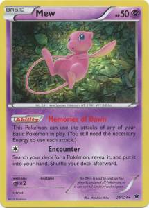 Mew - Fates Collide (Holo Rare) [FCO-29]