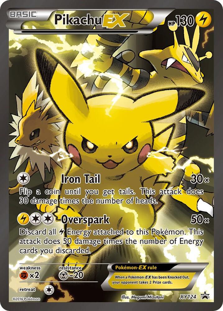 Pikachu EX - XY Black Star Promos (Promo) [XYPR-124]