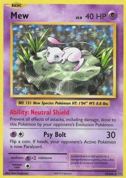 Mew - Evolutions (Holo Rare) [EVO-53]