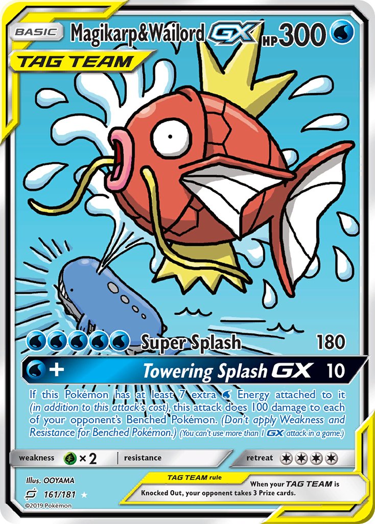 Magikarp & Wailord GX - Team Up (Ultra Rare) [TEU-161]