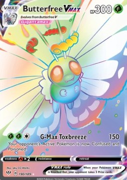 Butterfree VMAX - Darkness Ablaze (Secret Rare) [DAA-190]