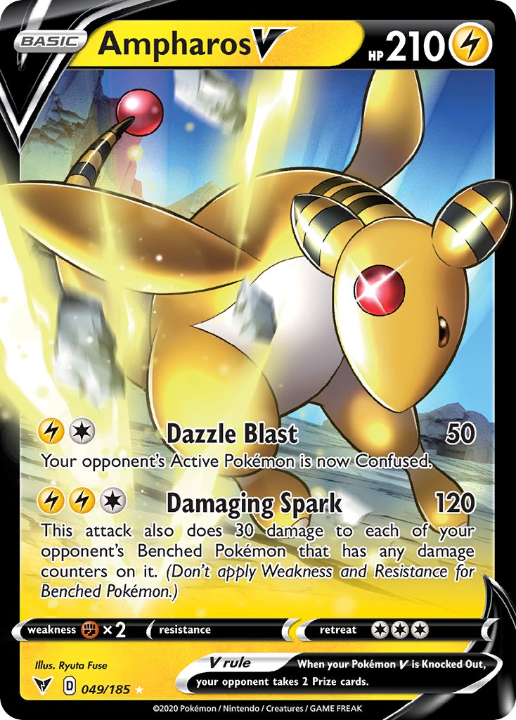 Ampharos V - Vivid Voltage (Ultra Rare) [VIV-49]
