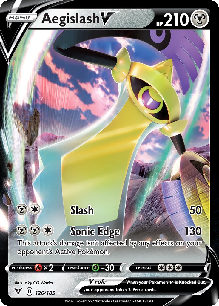 Aegislash V - Vivid Voltage (Ultra Rare) [VIV-126]