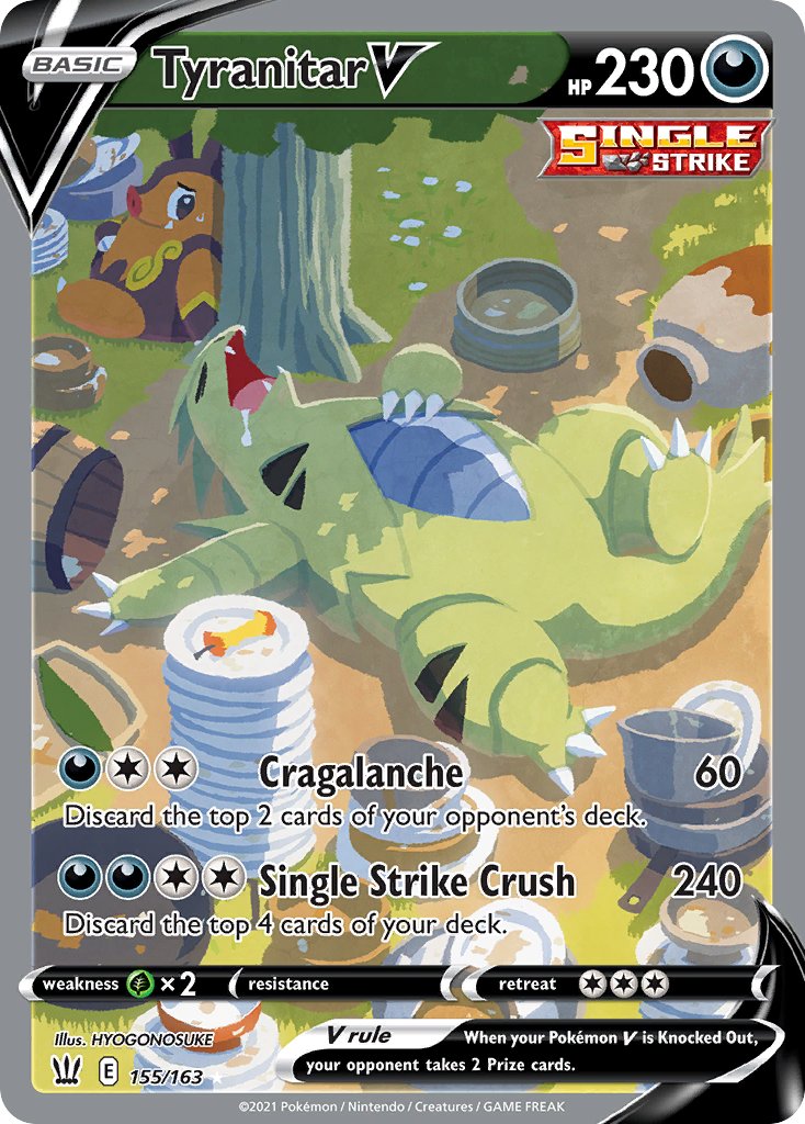 Tyranitar V - Battle Styles (Ultra Rare) [BST-155]