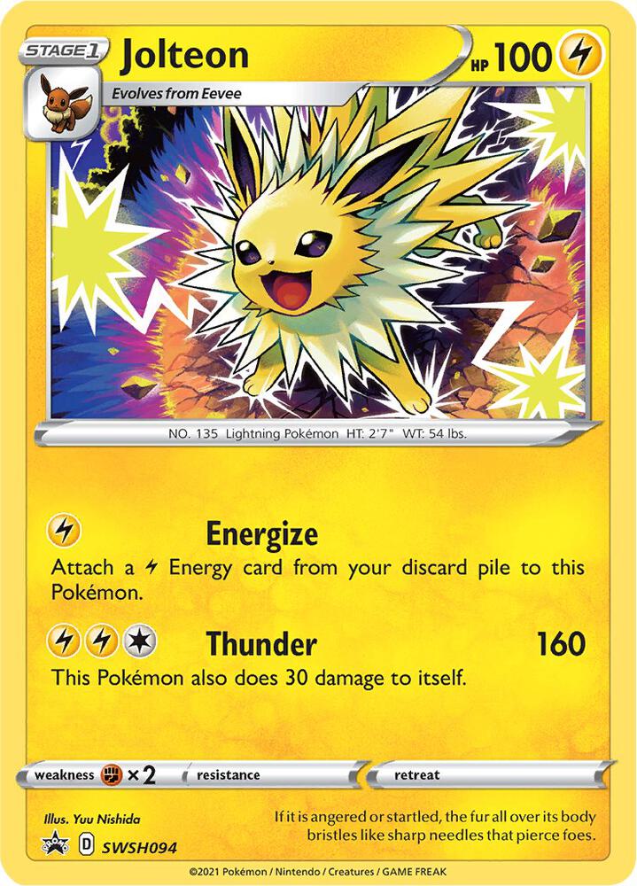 Jolteon - SWSH Black Star Promos (Promo) [SWSH-094]