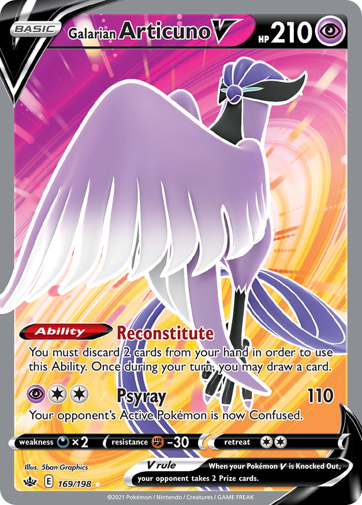 Galarian Articuno V - Chilling Reign (Ultra Rare) [CRE-169]