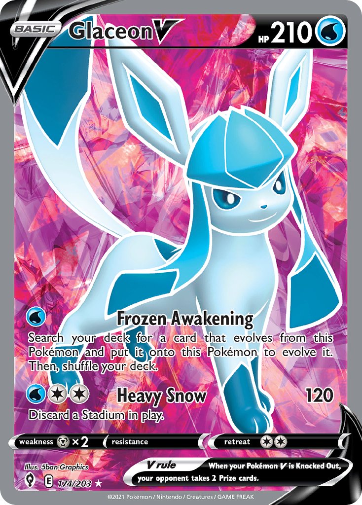 Glaceon V - Evolving Skies (Ultra Rare) [EVS-174]