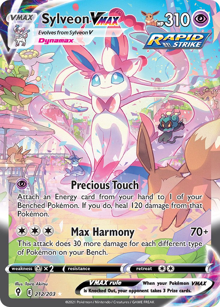 Sylveon VMAX - Evolving Skies (Secret Rare) [EVS-212]