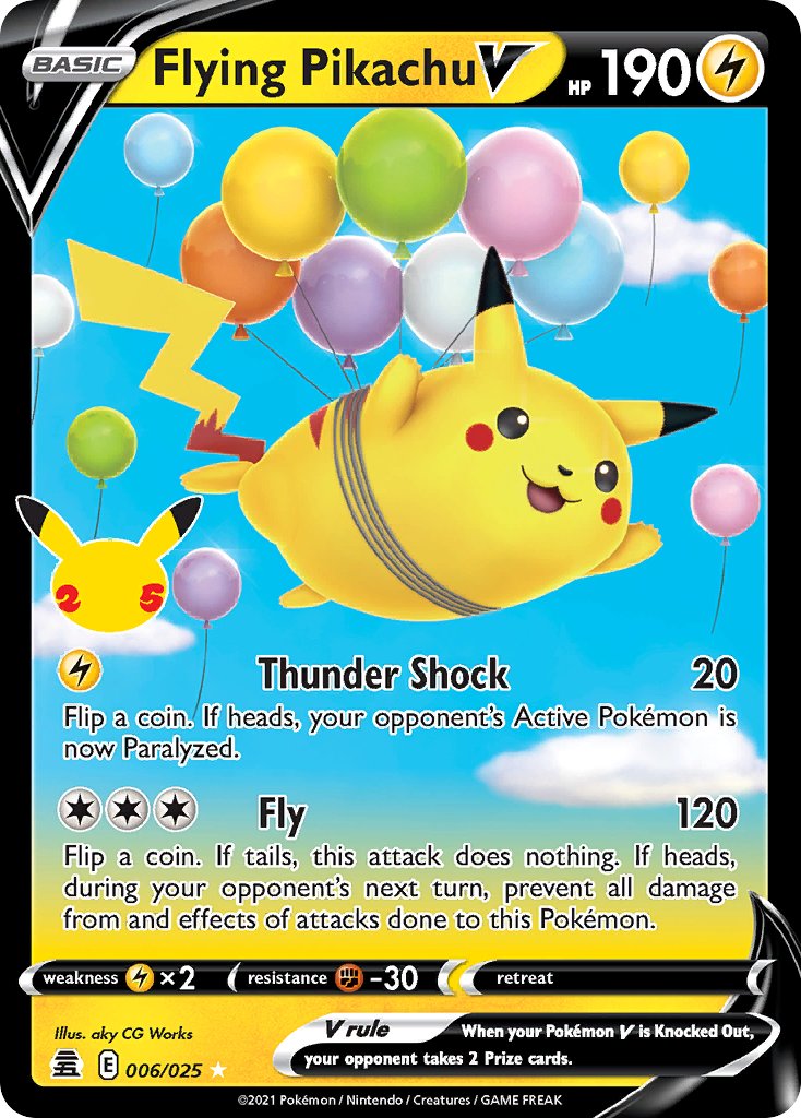 Flying Pikachu V - Celebrations (Ultra Rare) [CEL-006]