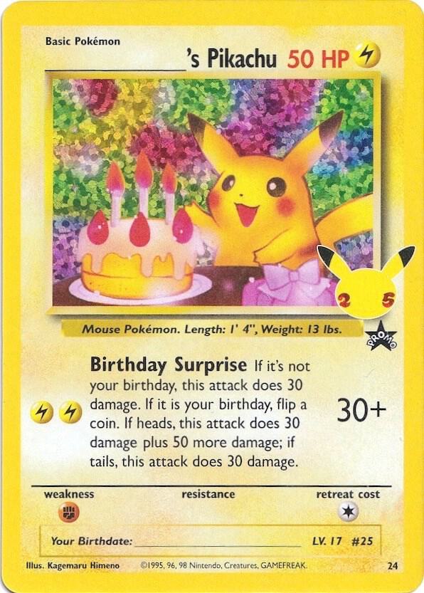 _____'s Pikachu - Celebrations (Promo) [CEL-WP 24]