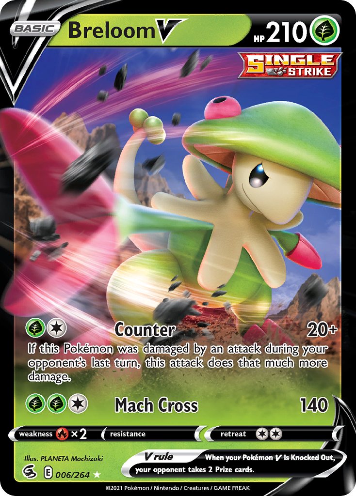 Breloom V - Fusion Strike (Ultra Rare) [FST-006]