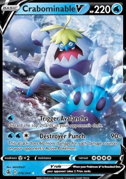 Crabominable V - Fusion Strike (Ultra Rare) [FST-076]