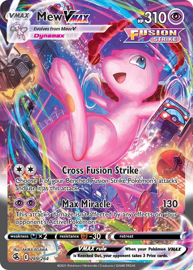 Mew VMAX - Fusion Strike (Secret Rare) [FST-269]