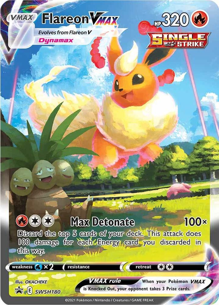 Flareon VMAX - SWSH Black Star Promos (Promo) [SWSH-180]