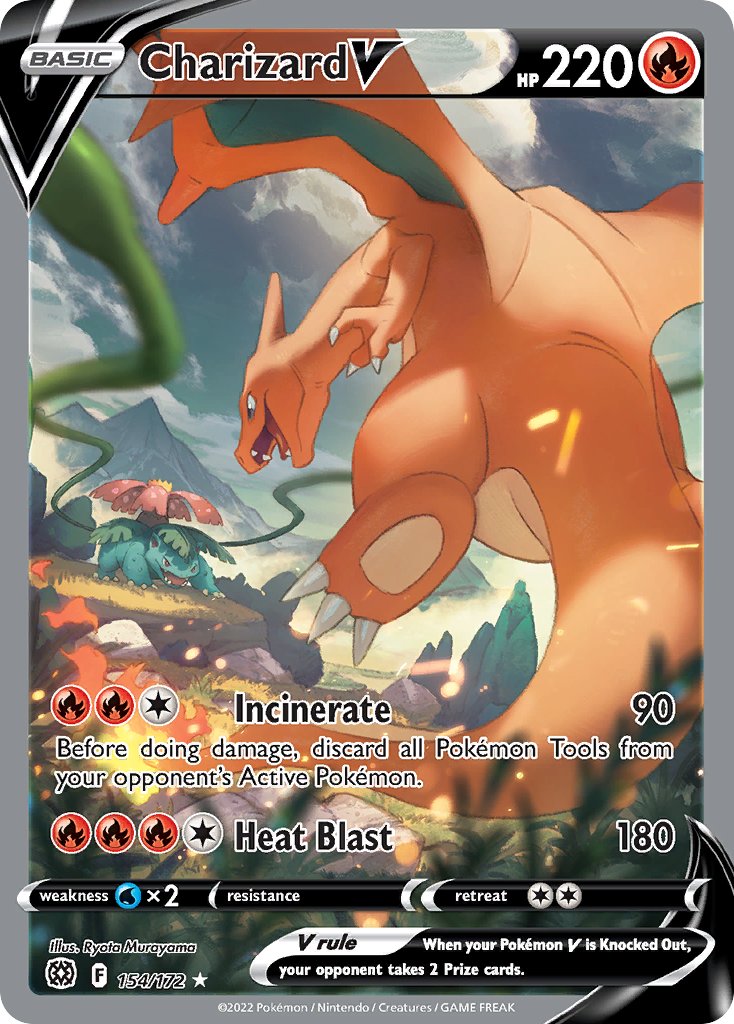 Charizard V - Brilliant Stars (Ultra Rare) [BRS-154]