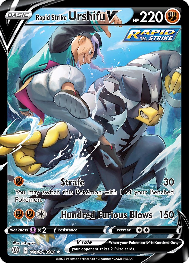 Rapid Strike Urshifu V - Brilliant Stars (Ultra Rare) [BRS-TG20]