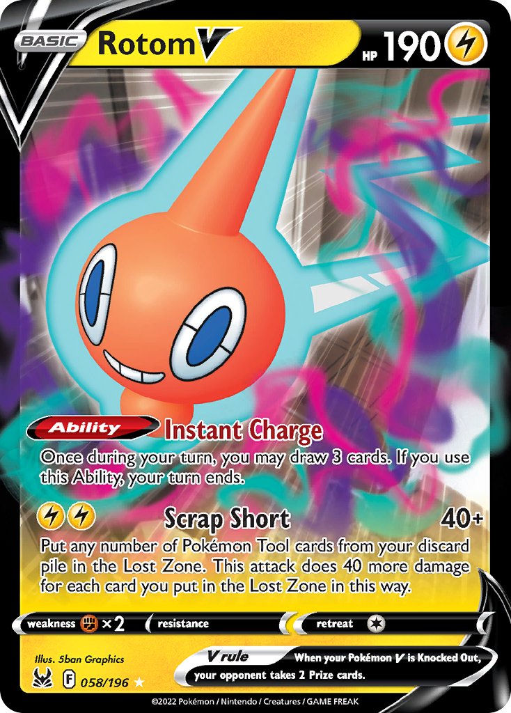 Rotom V - Lost Origin (Ultra Rare) [LOR-058]