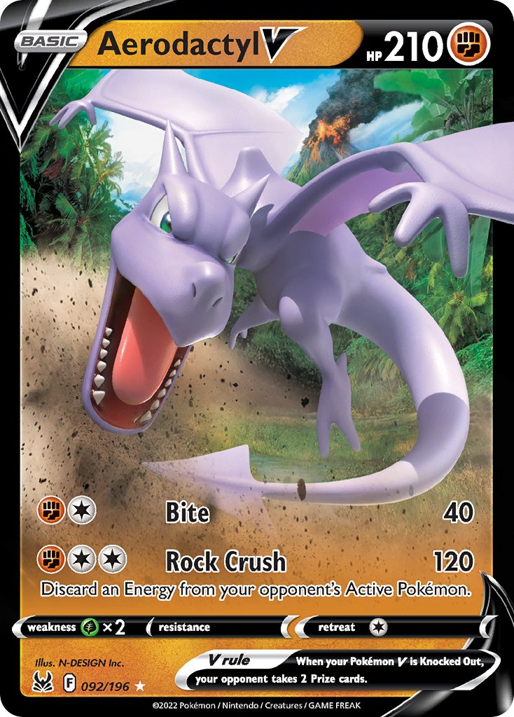 Aerodactyl V - Lost Origin (Ultra Rare) [LOR-092]