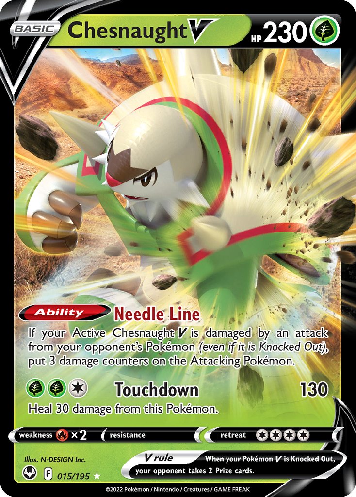 Chesnaught V - Silver Tempest (Ultra Rare) [SIT-015]