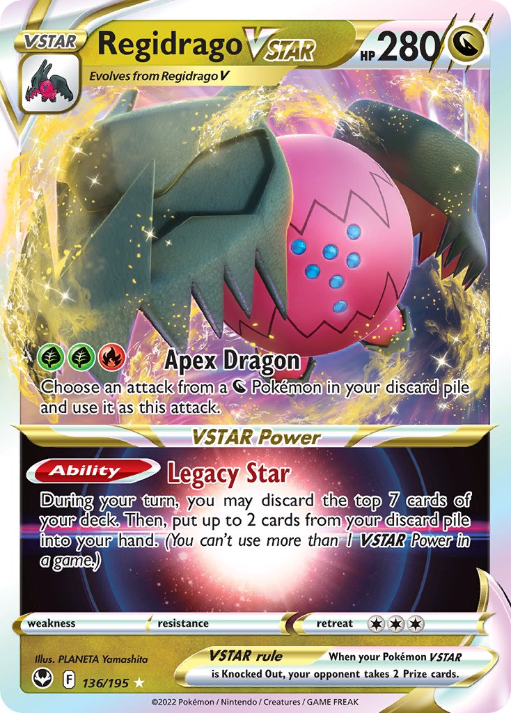Regidrago VSTAR - Silver Tempest (Ultra Rare) [SIT-136]