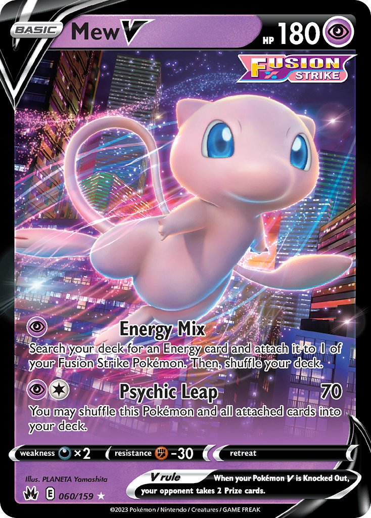 Mew V - Crown Zenith (Ultra Rare) [CRZ-060]