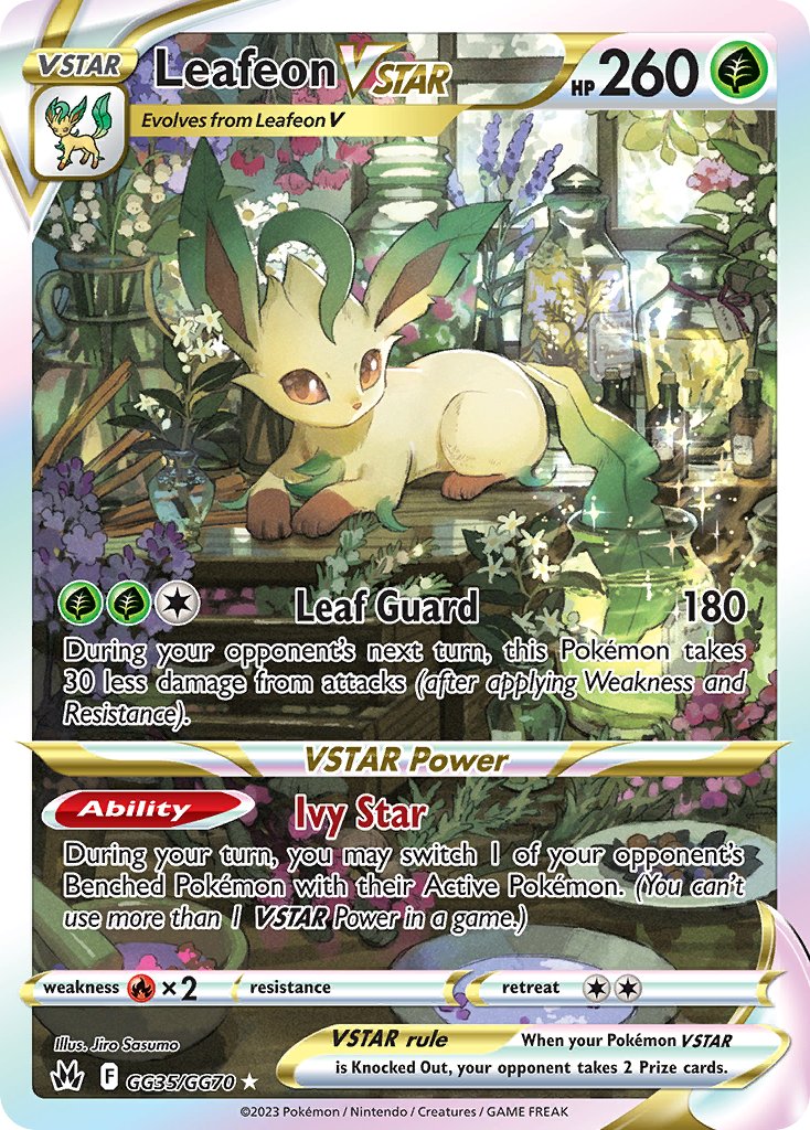 Leafeon VSTAR - Crown Zenith (Ultra Rare) [CRZ-GG35]