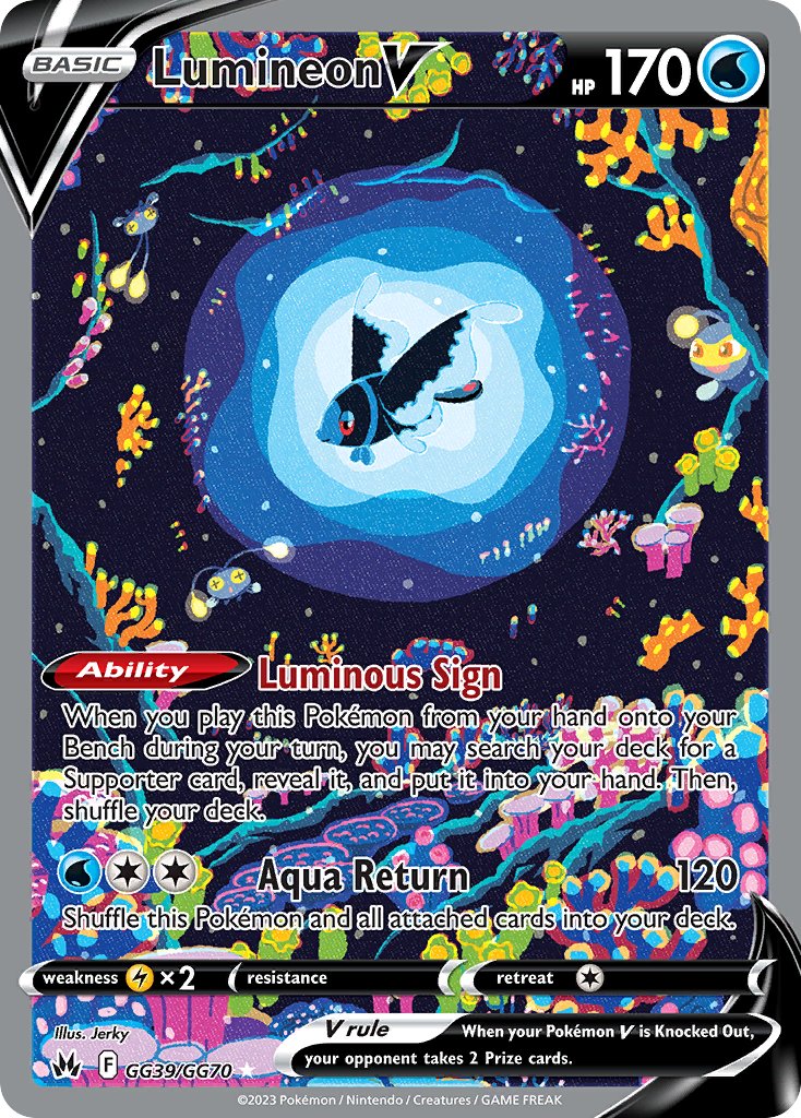 Lumineon V - Crown Zenith (Ultra Rare) [CRZ-GG39]