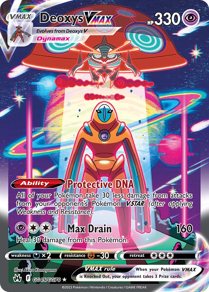 Deoxys VMAX - Crown Zenith (Ultra Rare) [CRZ-GG45]