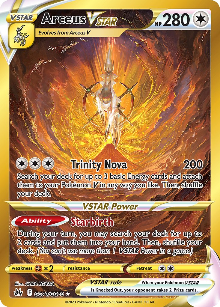 Arceus VSTAR - Crown Zenith (Secret Rare) [CRZ-GG70]