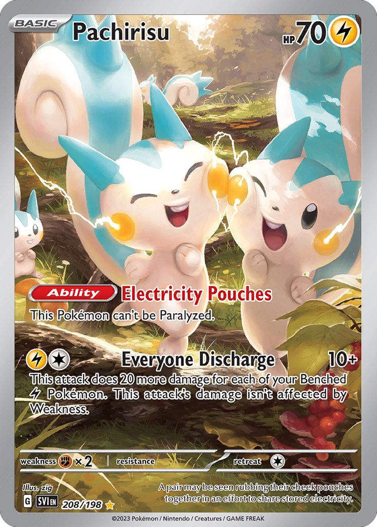 Pachirisu - Scarlet & Violet (Illustration Rare) [SVI-208]
