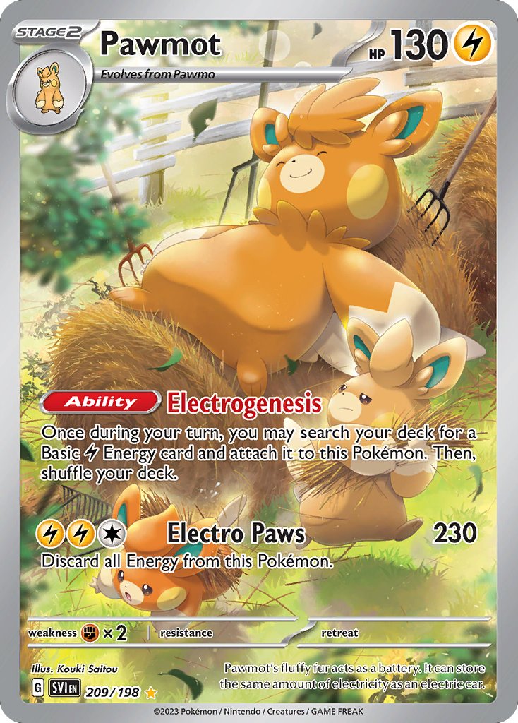 Pawmot - Scarlet & Violet (Illustration Rare) [SVI-209]
