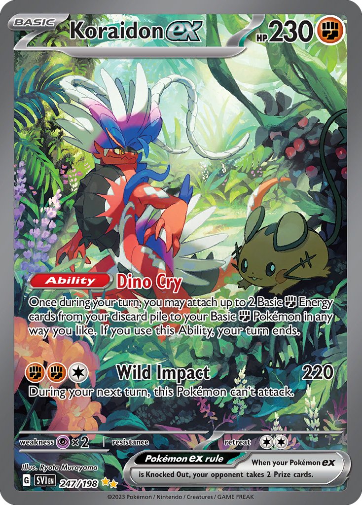 Koraidon ex - Scarlet & Violet (Special Illustration Rare) [SVI-247]