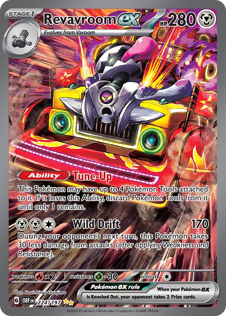 Revavroom ex - Obsidian Flames (Special Illustration Rare) [OBF-224]