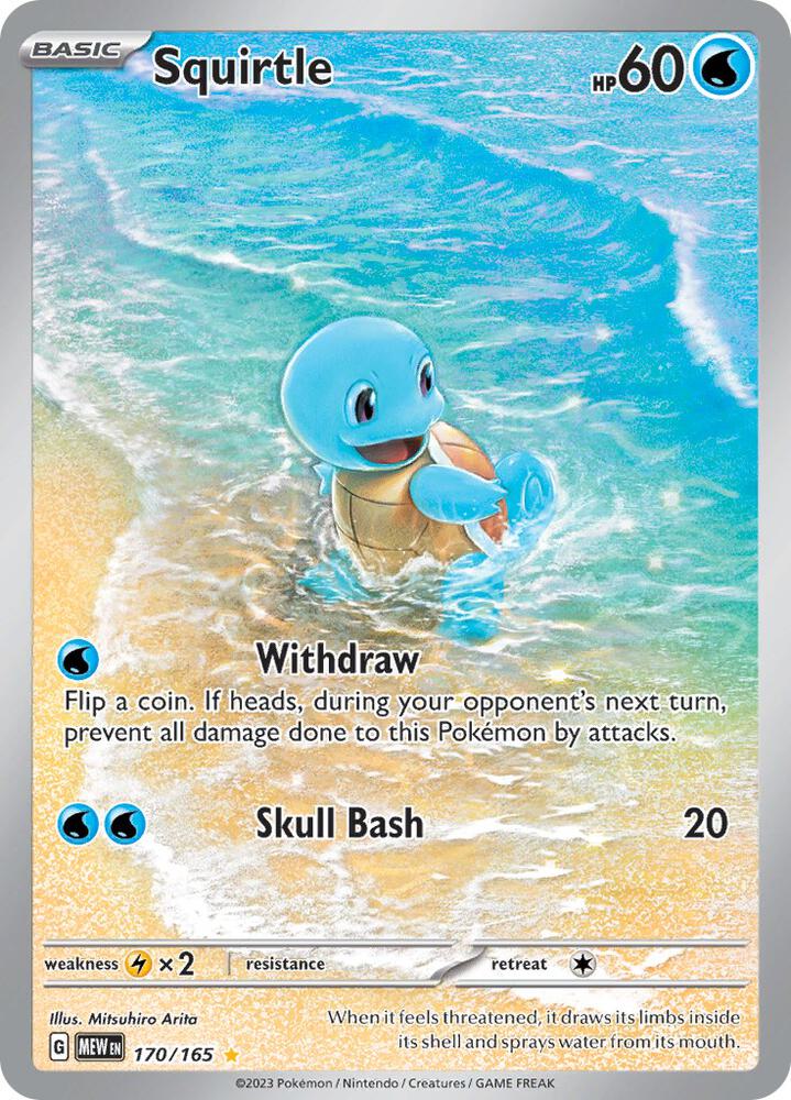 Squirtle - 151 (Illustration Rare) [MEW-170]