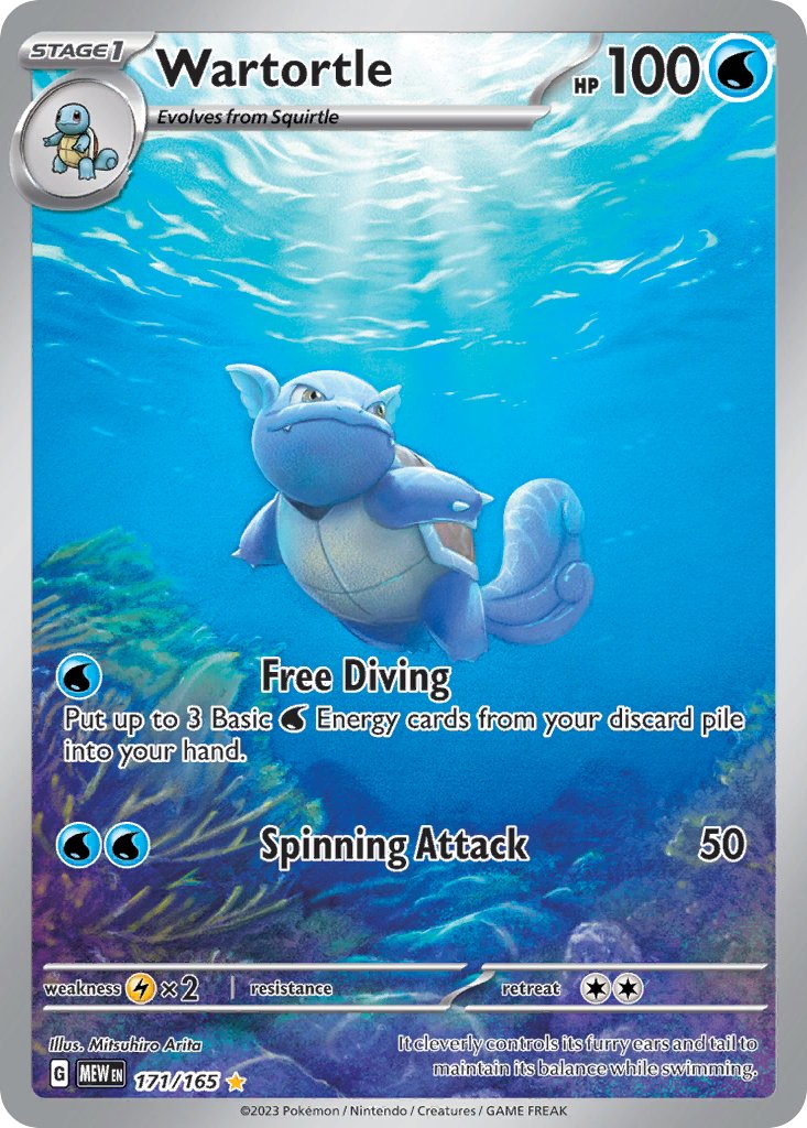 Wartortle - 151 (Illustration Rare) [MEW-171]