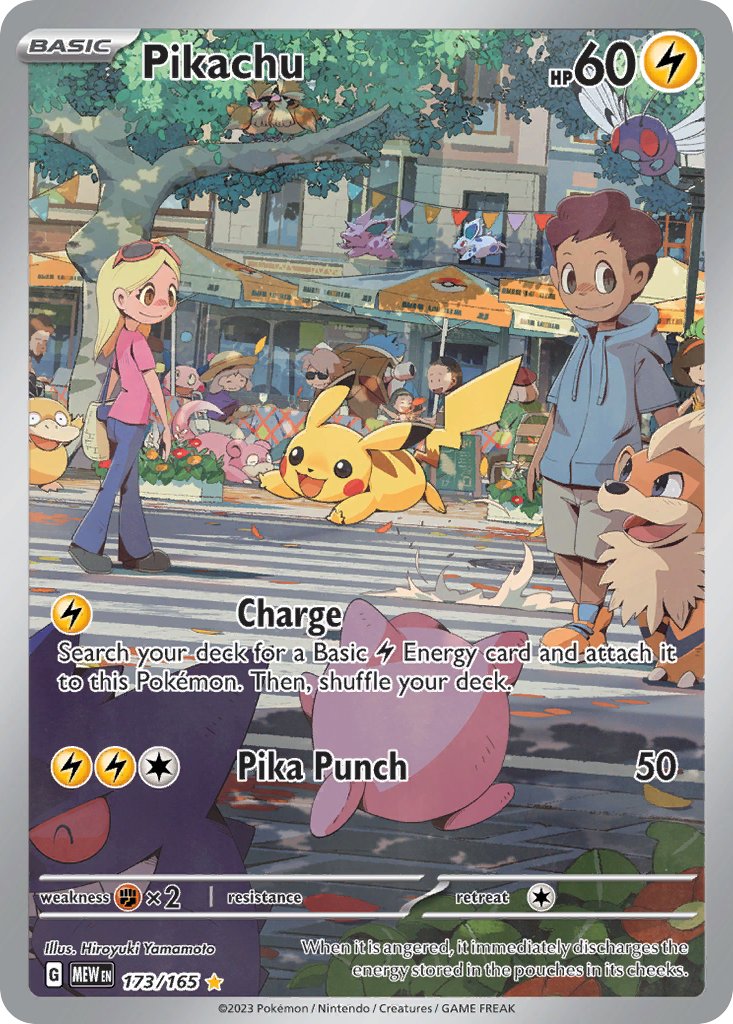 Pikachu - 151 (Illustration Rare) [MEW-173]