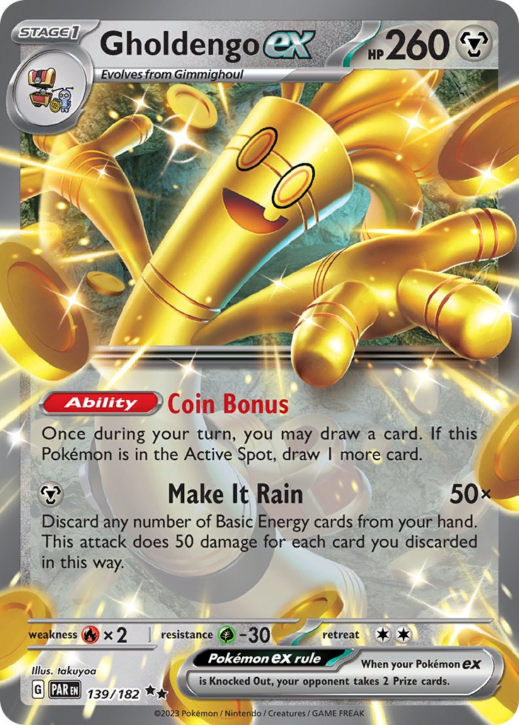 Gholdengo ex - Paradox Rift (Double Rare) [PAR-139]