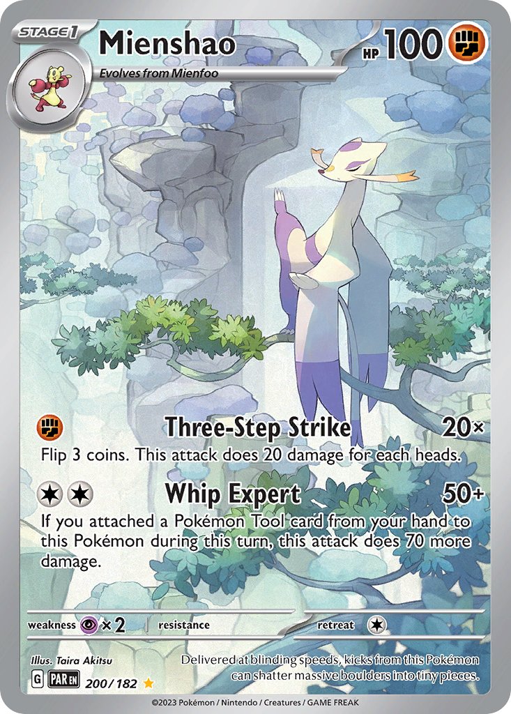 Mienshao - Paradox Rift (Illustration Rare) [PAR-200]