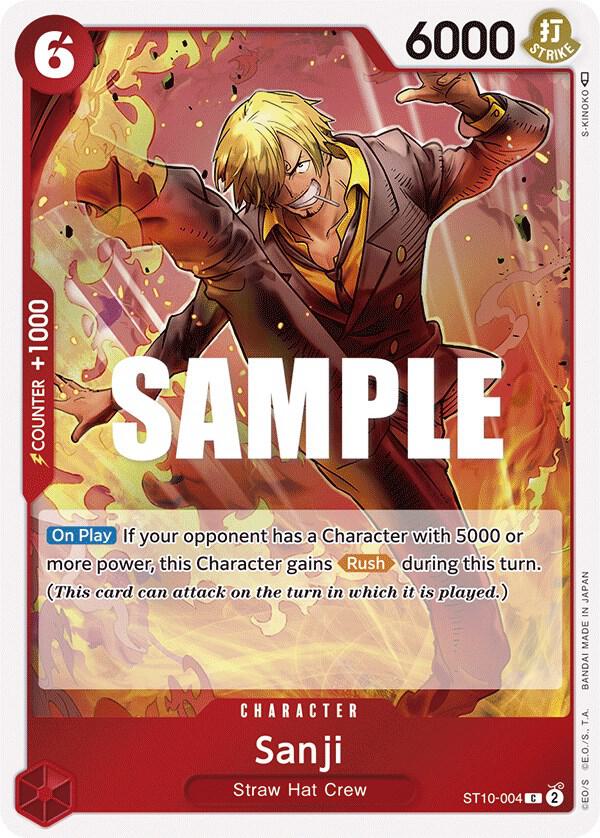 Sanji (ST10-004) - Ultra Deck: The Three Captains (Common) [ST-10-004]